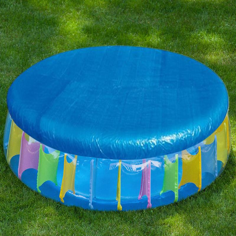 PE Waterproof Pool Mat Round P - Pool Cover Waterproof ulasan dan harga