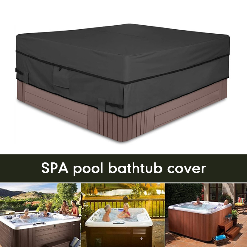 Square Spa Hot Tub Dust Cover  - Pool Cover Waterproof ulasan dan harga