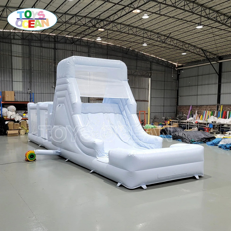 White Inflatable Water Slide w - Water Slide Inflatable ulasan dan harga