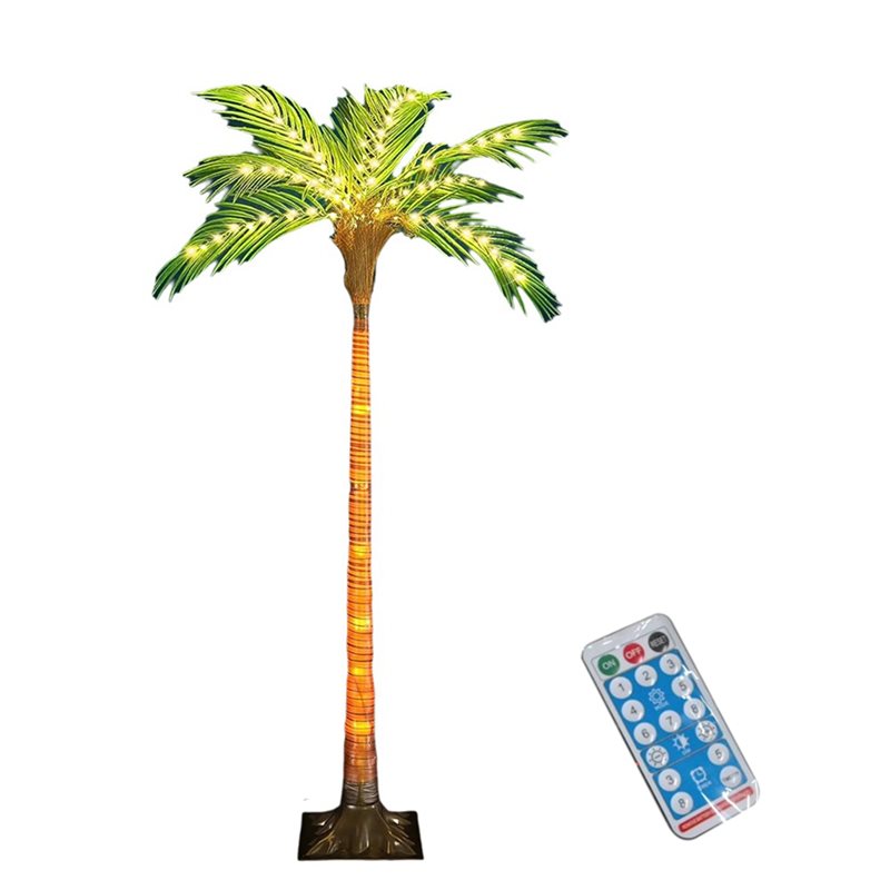 ABRW-Solar Palm Tree Lights Wi - Pool Light Solar Rechargeable ulasan dan harga
