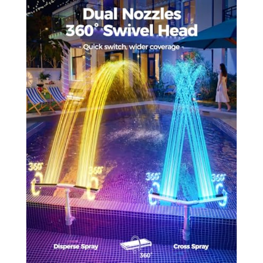Solar pool fountain for ingrou - Pool Light Solar Rechargeable ulasan dan harga