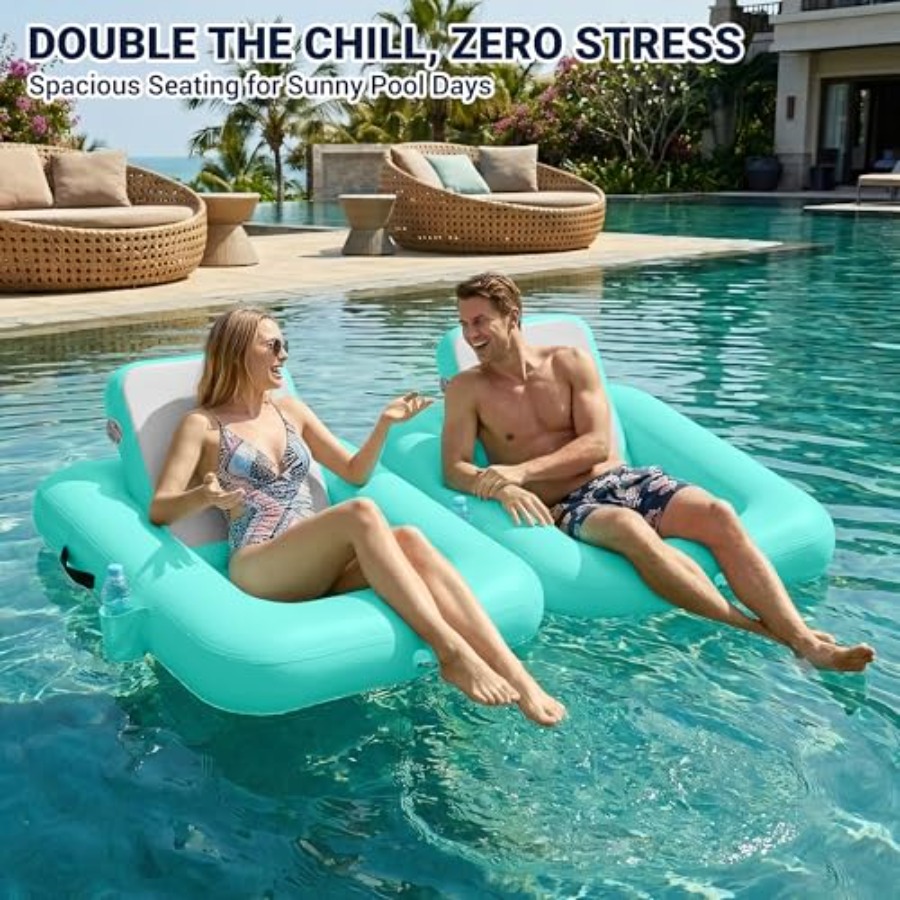 Floating Chairs with Backrest  - Pool Lounger Inflatable ulasan dan harga