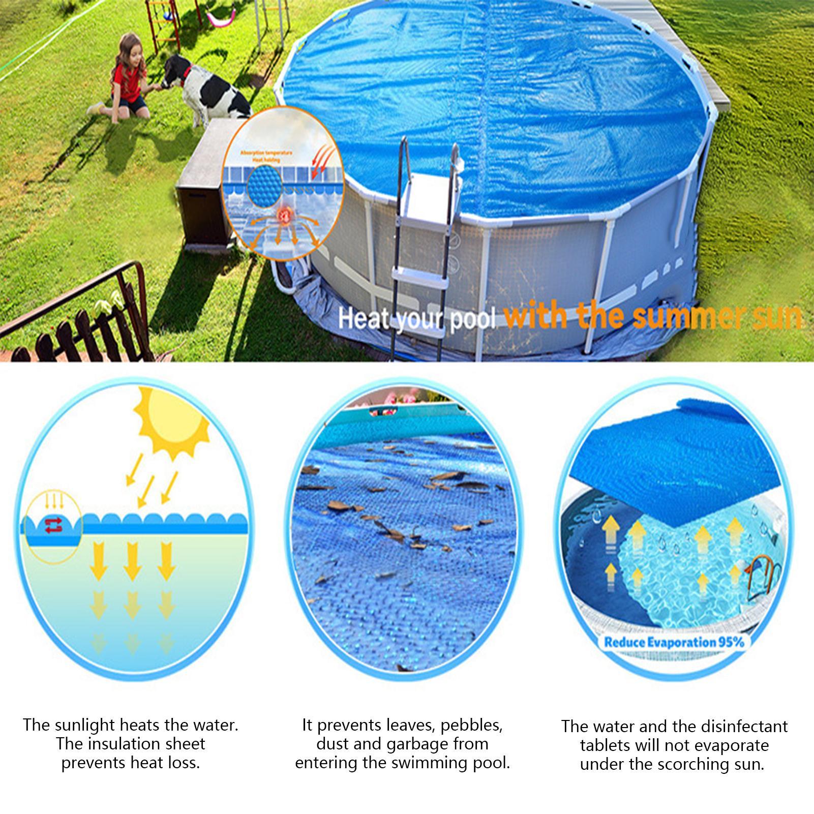 PE Round Pool Cover Waterproof - Pool Cover Waterproof ulasan dan harga