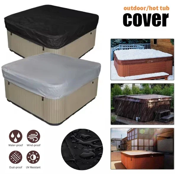 Spa Hot Tub Dust Cover Bathtub - Pool Cover Waterproof ulasan dan harga
