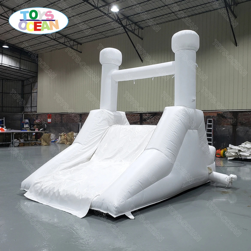 Custom Backyard White Water Sl - Water Slide Inflatable ulasan dan harga